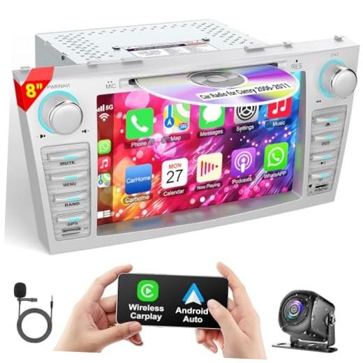 Car Radio for Camry 2006-2011 with CD/DVD Player – CarPlay & For Camry 2006-2011