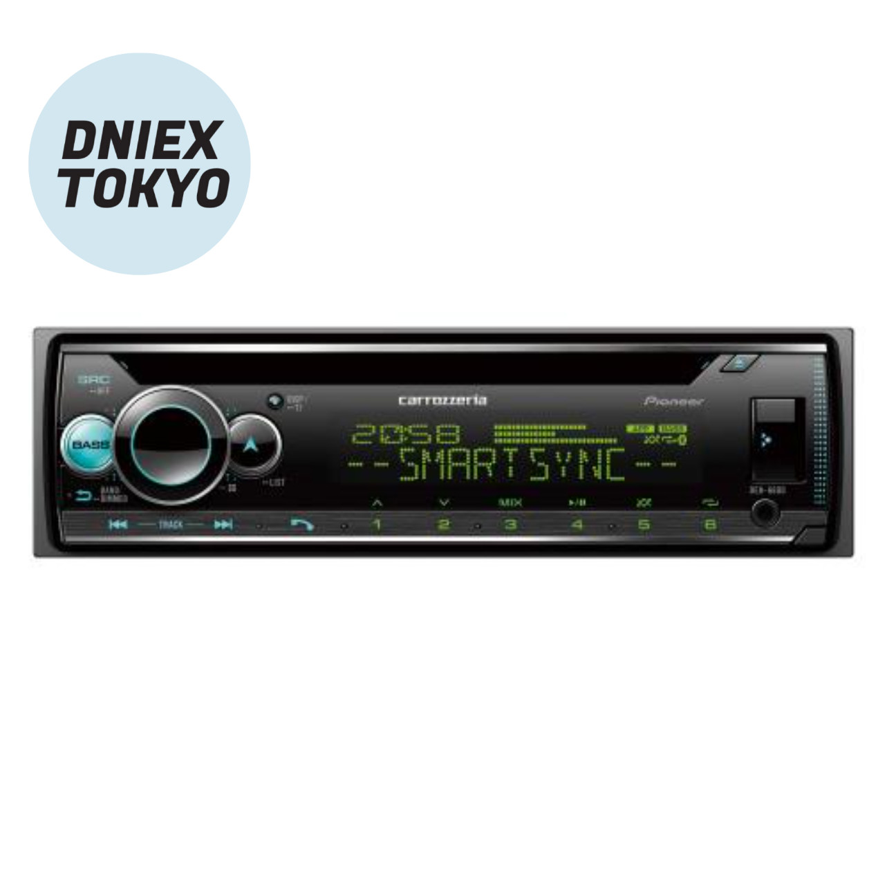 Pioneer Carrozzeria DEH-6600 DSP CD/USB/Bluetooth Car Audio Brand New Unused