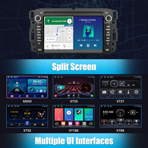Car Radio Stereo for Chevy Silverado 2007-2014 Tahoe GMC Sierra 2GB+64GB