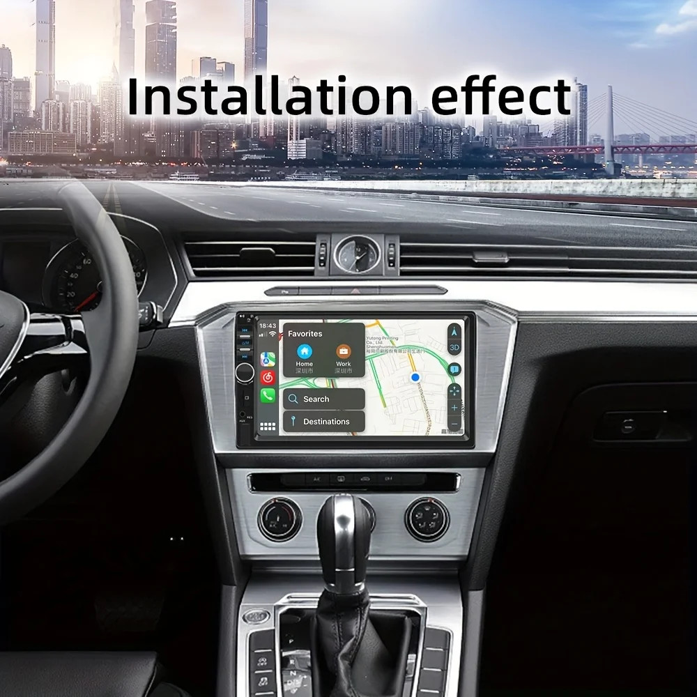 7″ HD Car MP5 Player,Mirror Link,FM Radio,Wired CarPlay/Android Auto Compatible