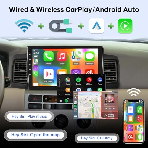 2+64G Radio for Toyota Corolla EX 2007 2008 2009 2010 2011 2012, Toyota
