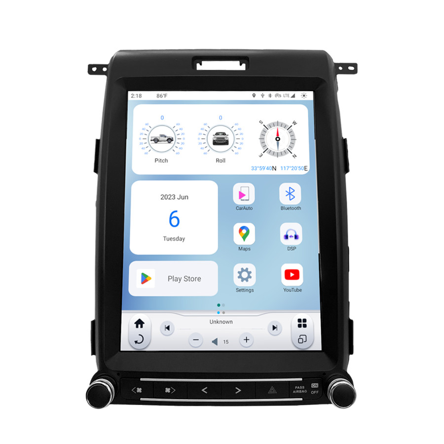 Linkswell LT-FDOP12-1RR-4C T-Style 12.1″ Android Radio for 2013–2014 Ford F-150