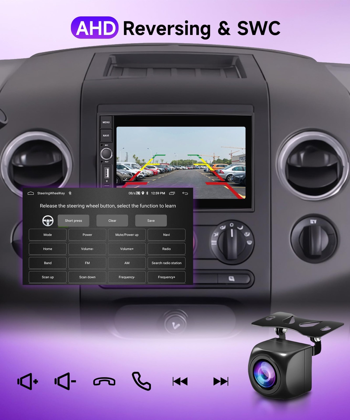 4Core2G+64G Android Car Radio Stereo for Ford F150 F250 F350 E250 E350 2004-2014