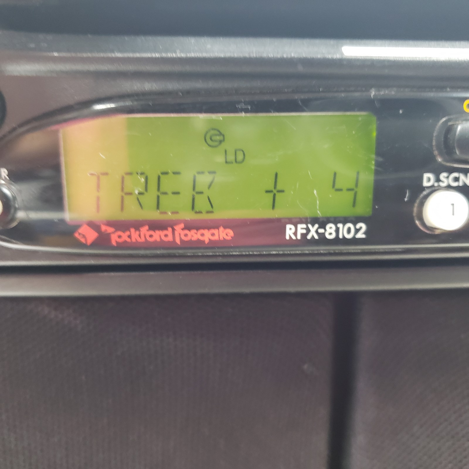Old School Rockford Fosgate RFX-8102 AM/FM CD Player Detachable Face Car Stereo