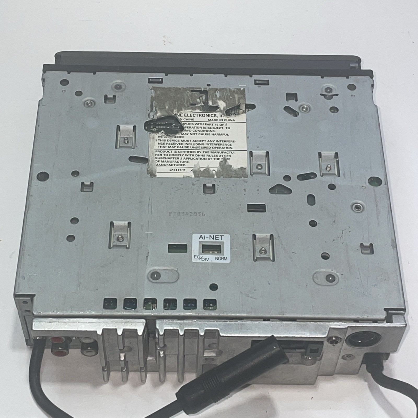 Alpine CDA-9885 CD Player In Dash Receiver Tested And Working No Harness