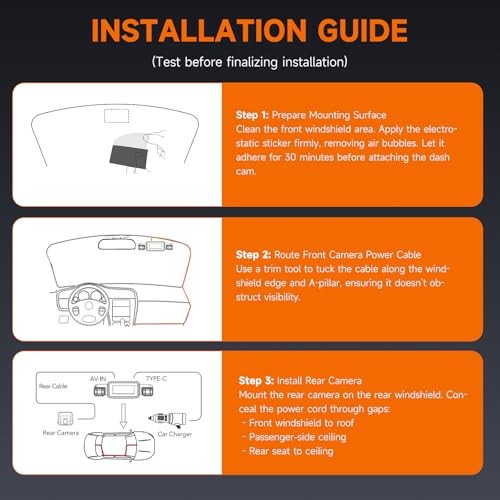 Neideso N700 360° 4-Channel Dash Cam: Front/Rear/Inside 3K+3*1080P, 5GHz WiFi GP