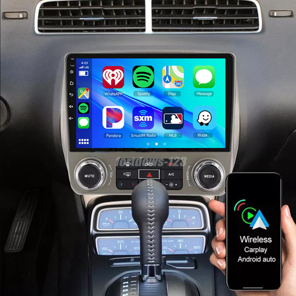 4 core CPU Android Car Radio Stereo For Chevrolet Camaro 2010-2015 GPS NAVI +Cam