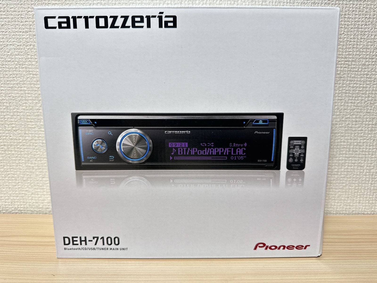 Pioneer Carrozzeria Car Audio DEH-7100 1DIN CD / USB / Bluetooth Japanese