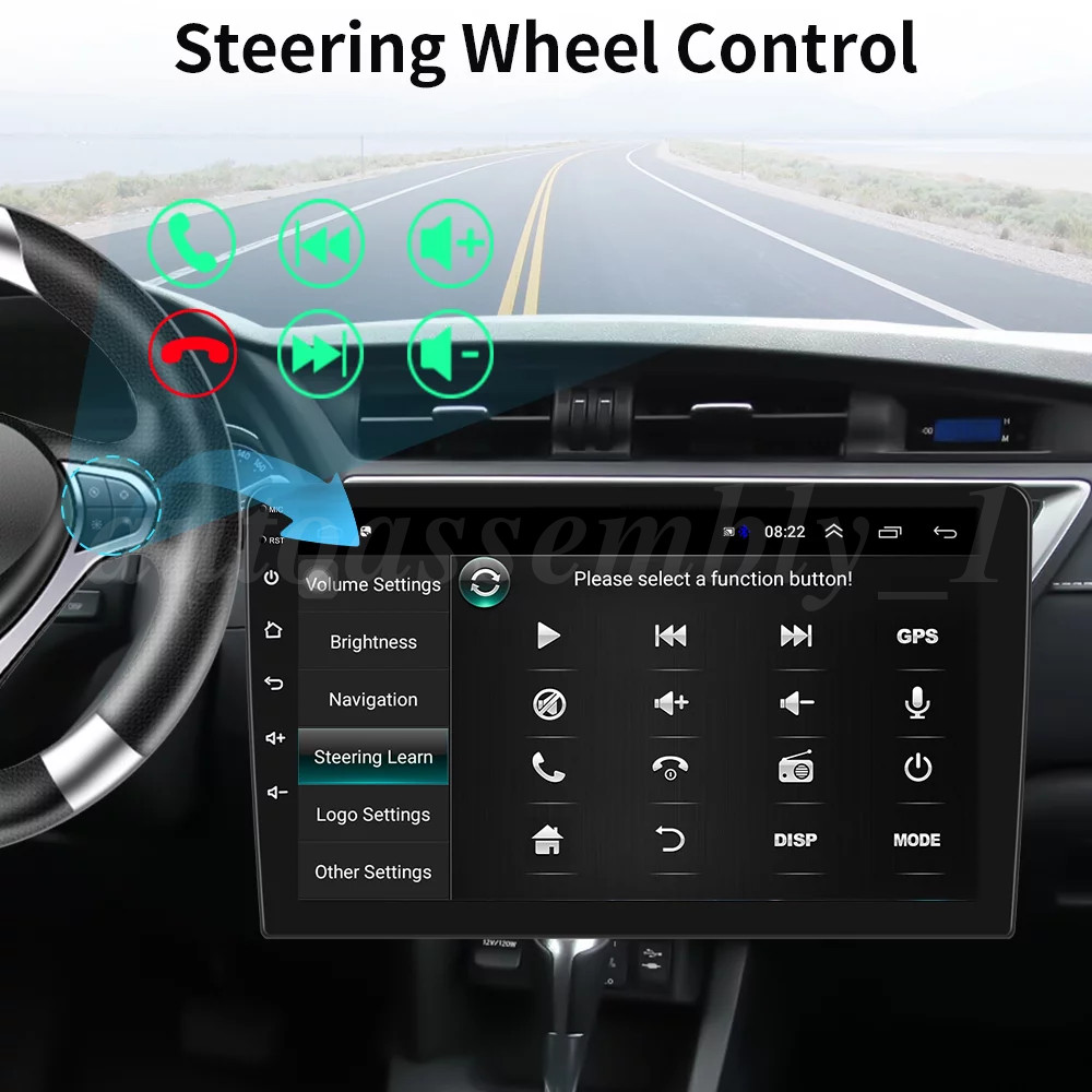 Android 16 Carplay GPS Navi WiFi Double 2Din Touch Screen Car Stereo Radio 10.1″