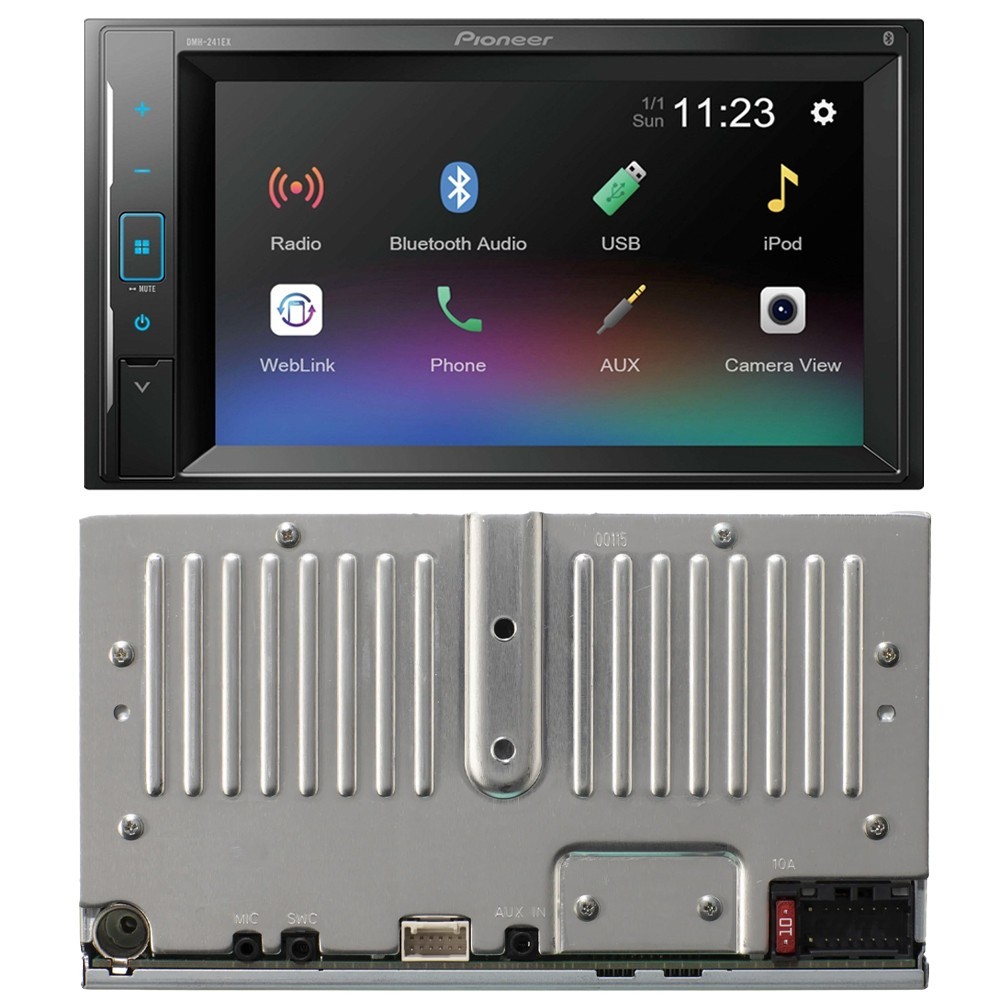 Pioneer DMH-241EX 6.2″ Touchscreen USB AM/FM Car Stereo for Acura TL 1999-2003