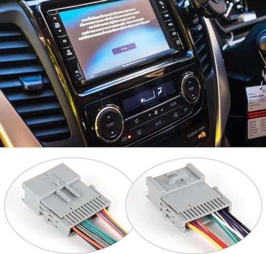 Car Stereo Radio Wiring Harness Connector Adapter Compatible with Select