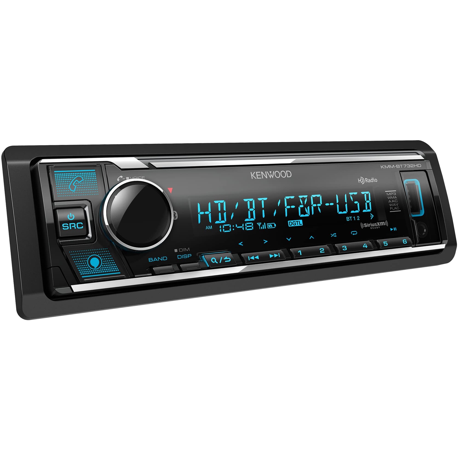 Kenwood KMM-BT732HD AM FM Bluetooth Digital Media Receiver | Amazon Alexa