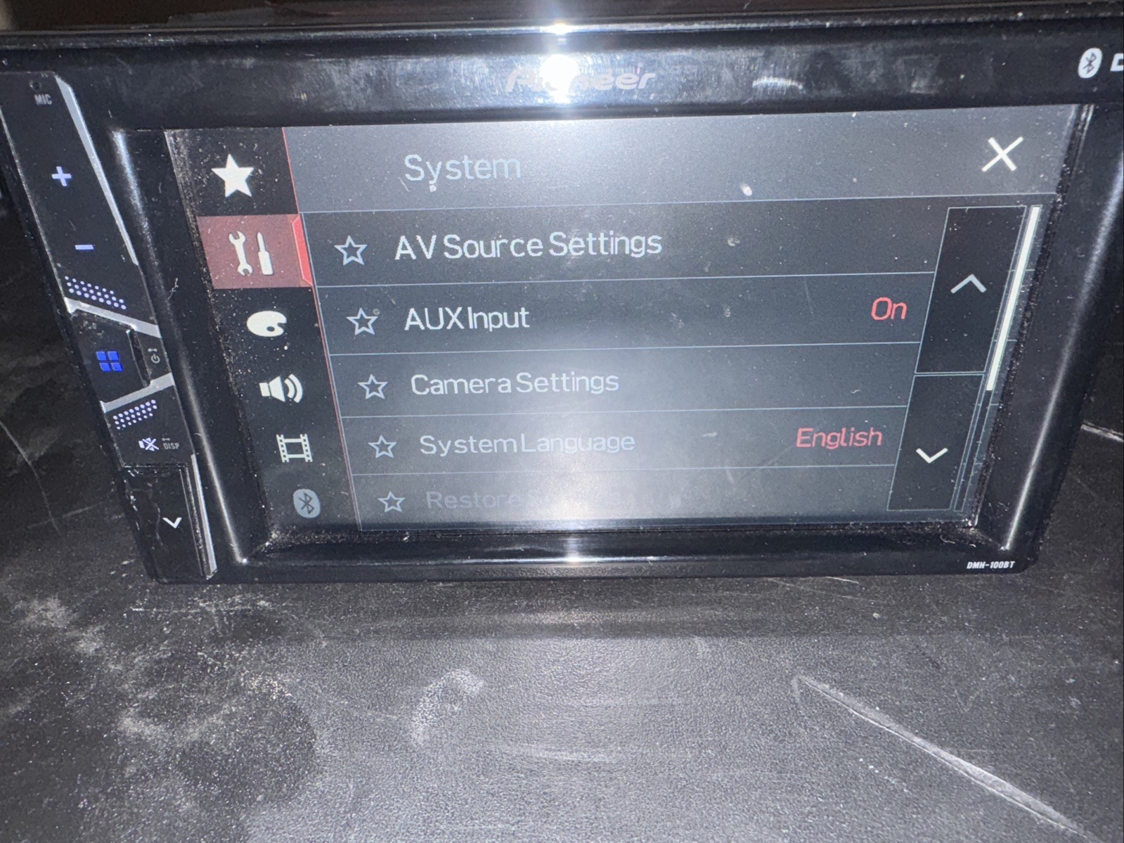 🚀Pioneer DMH-100BT 6.2″ WVGA Touchscreen – Wires Already Connected Ready To Use