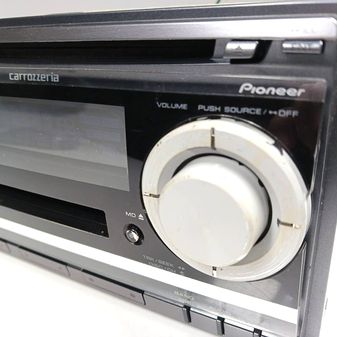 Pioneer Car Audio FH-P520MD Carrozzderia CD MD MP3 2DIN Tested From Japan BB207T
