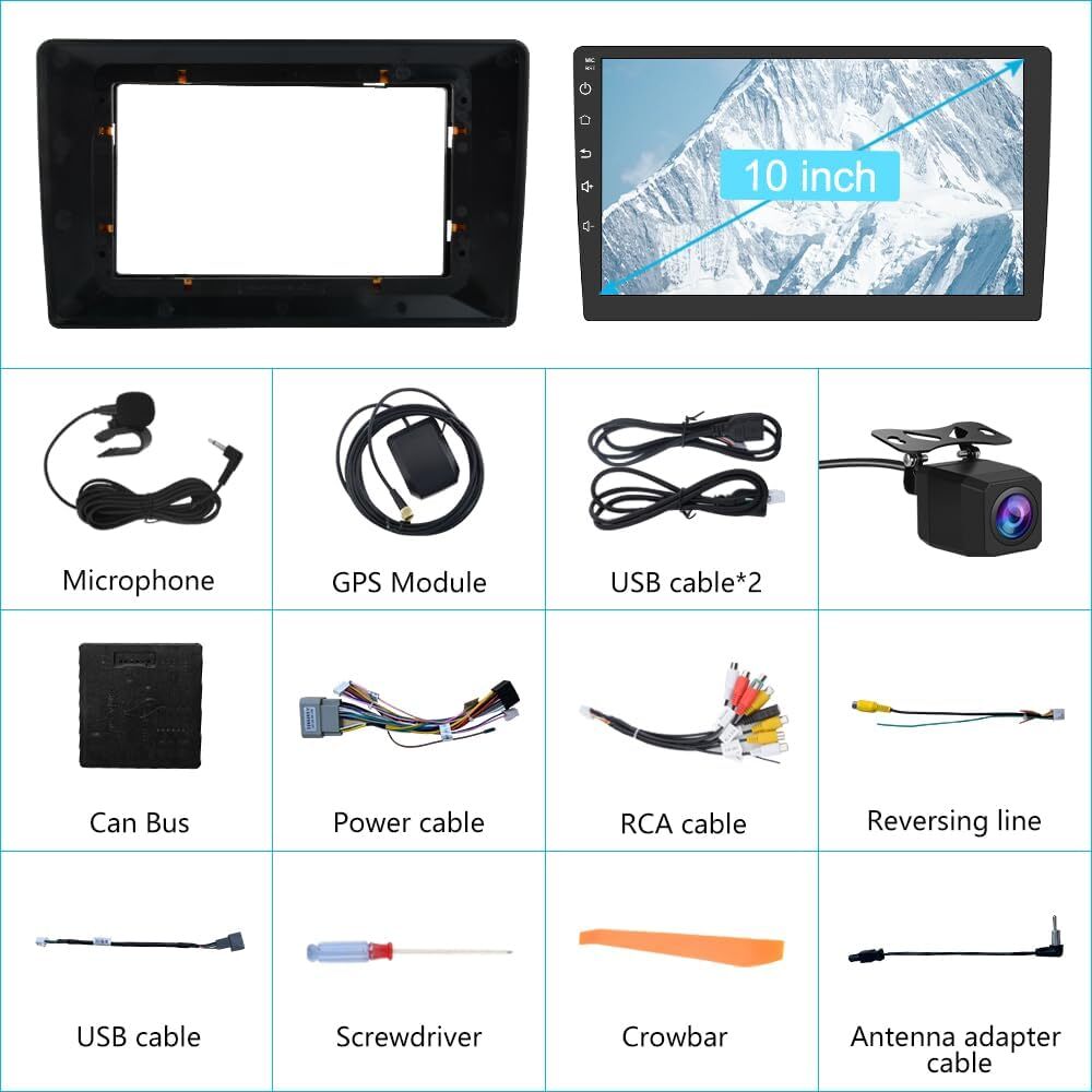 [4+64GB] Car Radio Stereo for Dodge RAM 2009-2012 Jeep Wrangler JK See Details