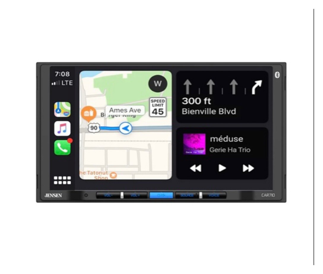 Jensen Stereo Radio Bluetooth W backup Camera for Chevrolet Silverado 2003-2006