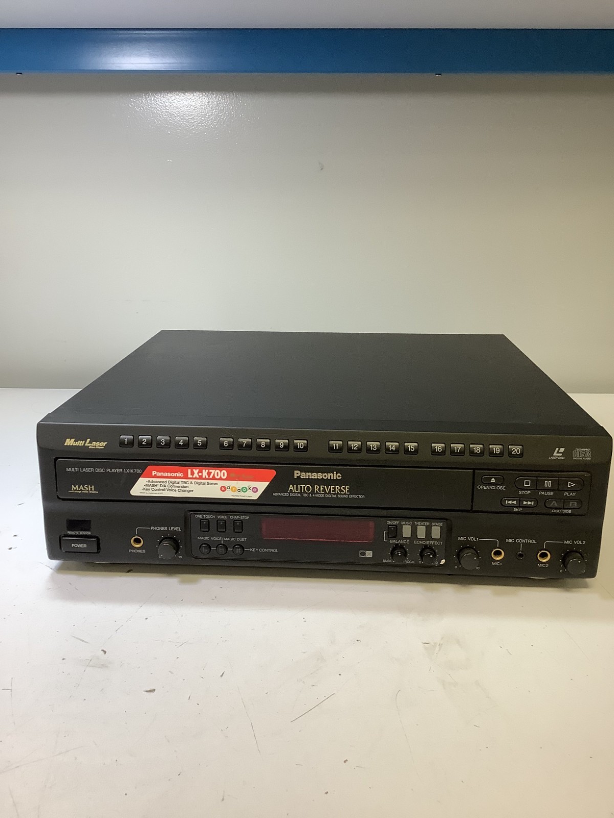 Panasonic LX-K700U Multi Laser Disc Movie Karaoke Player Auto Reverse, X1C