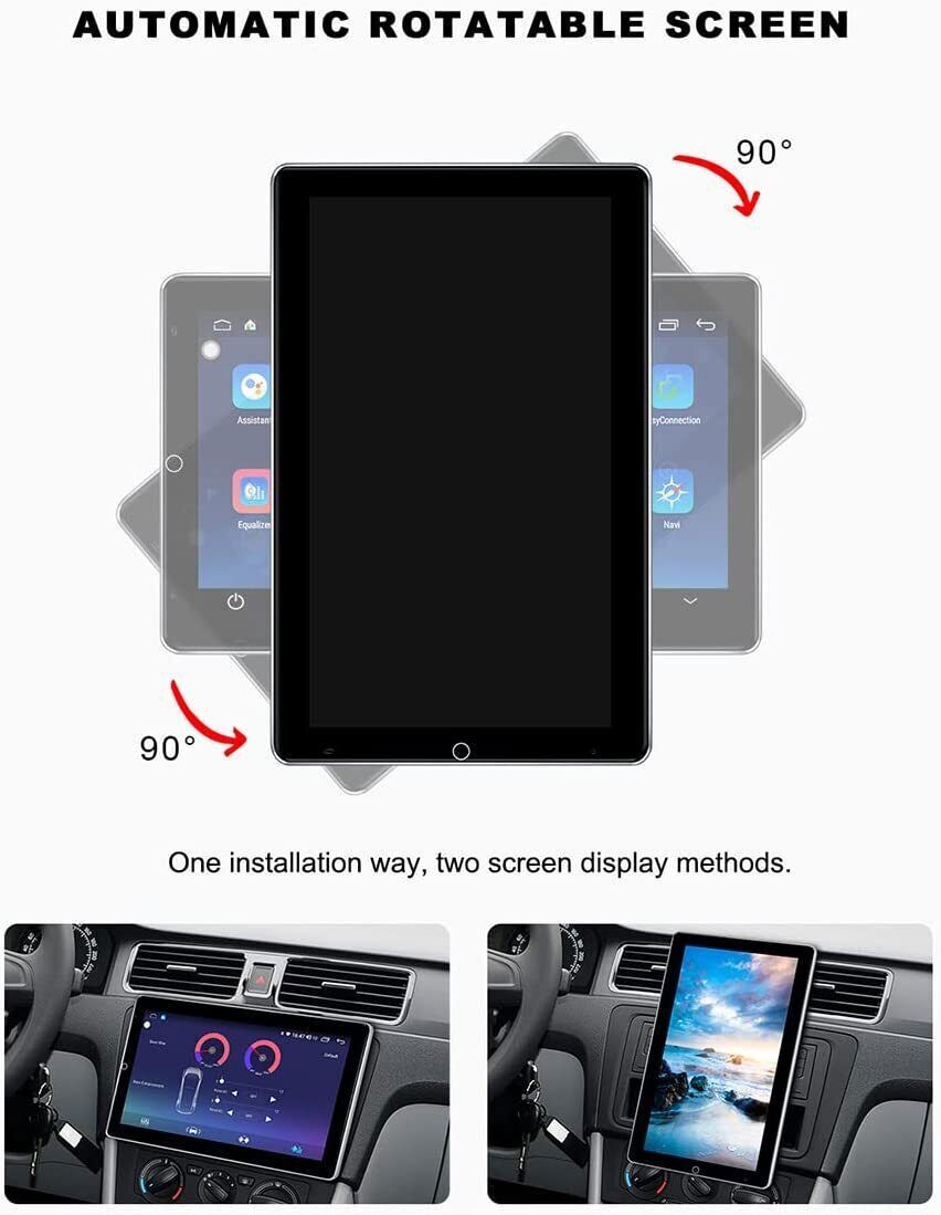 Android 15 Car Stereo Radio GPS Wifi Double 2 Din Touch Screen Player 10 Inch