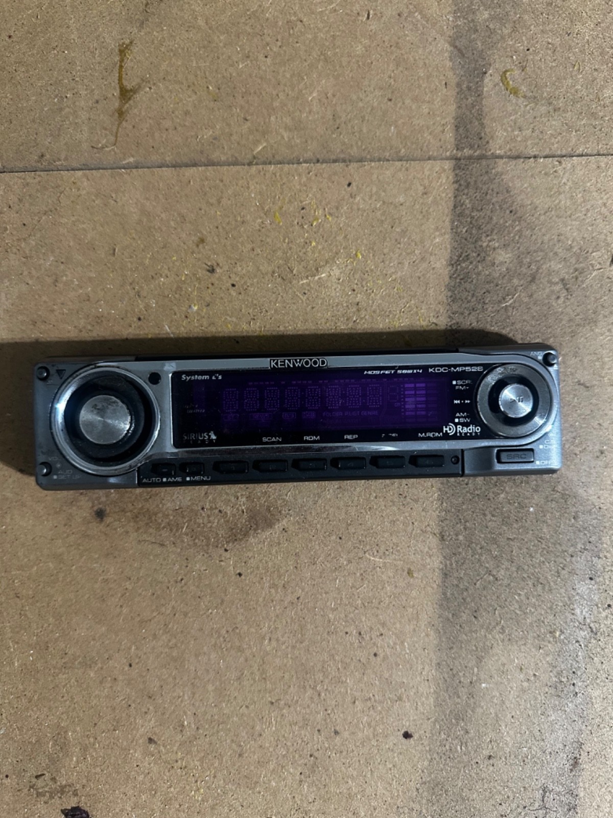 Kenwood KDC-MP528 Radio CD Reciever Face Only