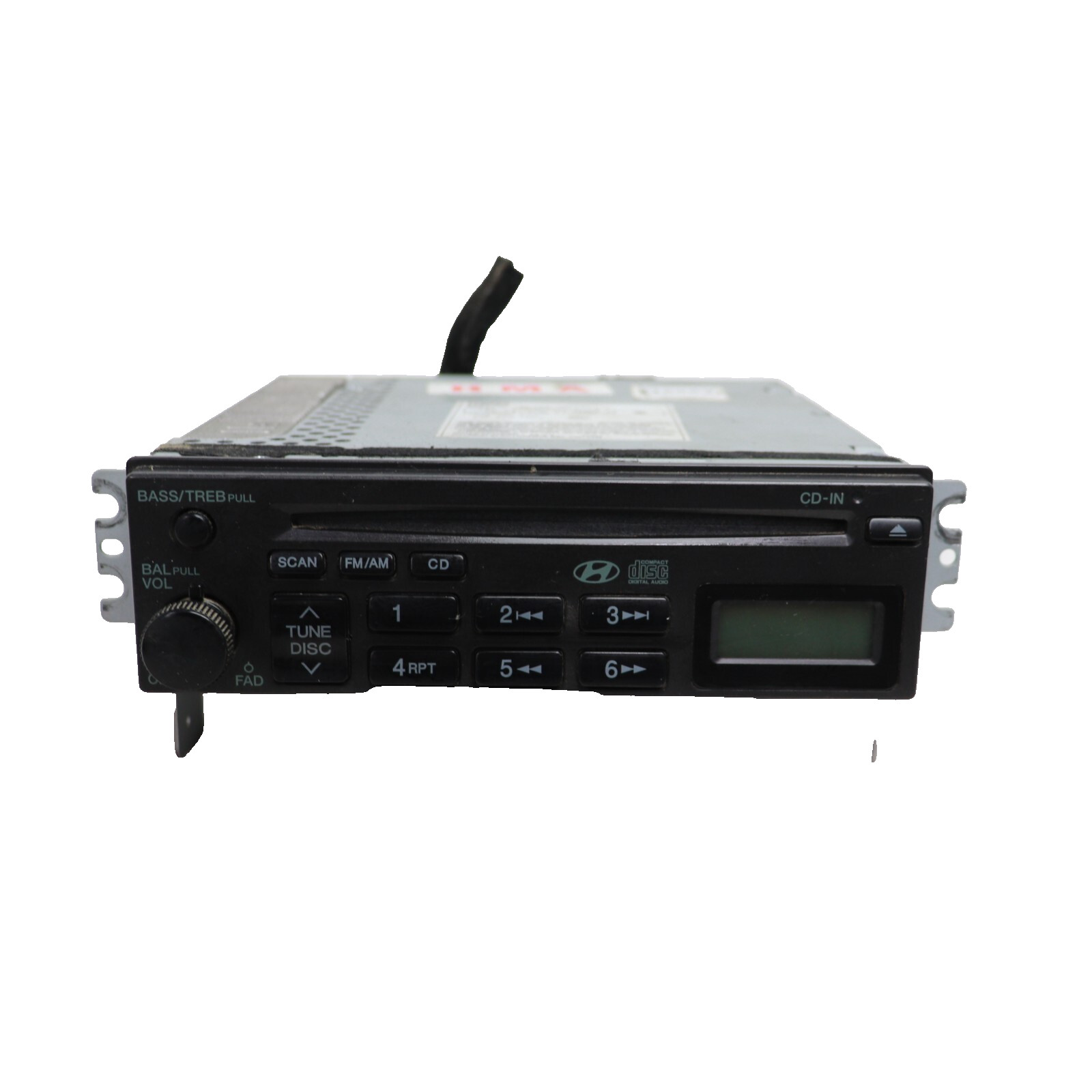2006 Hyundai Factory CD FM/AM Radio Part No. 96160-2D101AX H-260JU