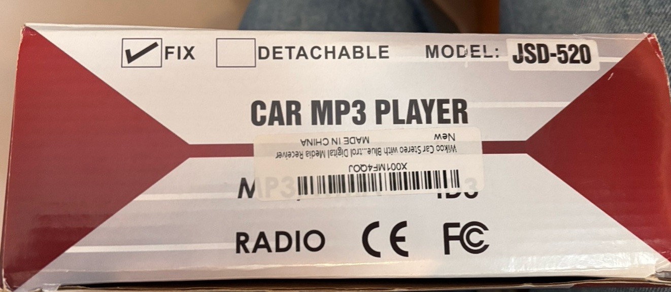 JSD-520 Car Stereo MP3 Player with PLL FM Radio