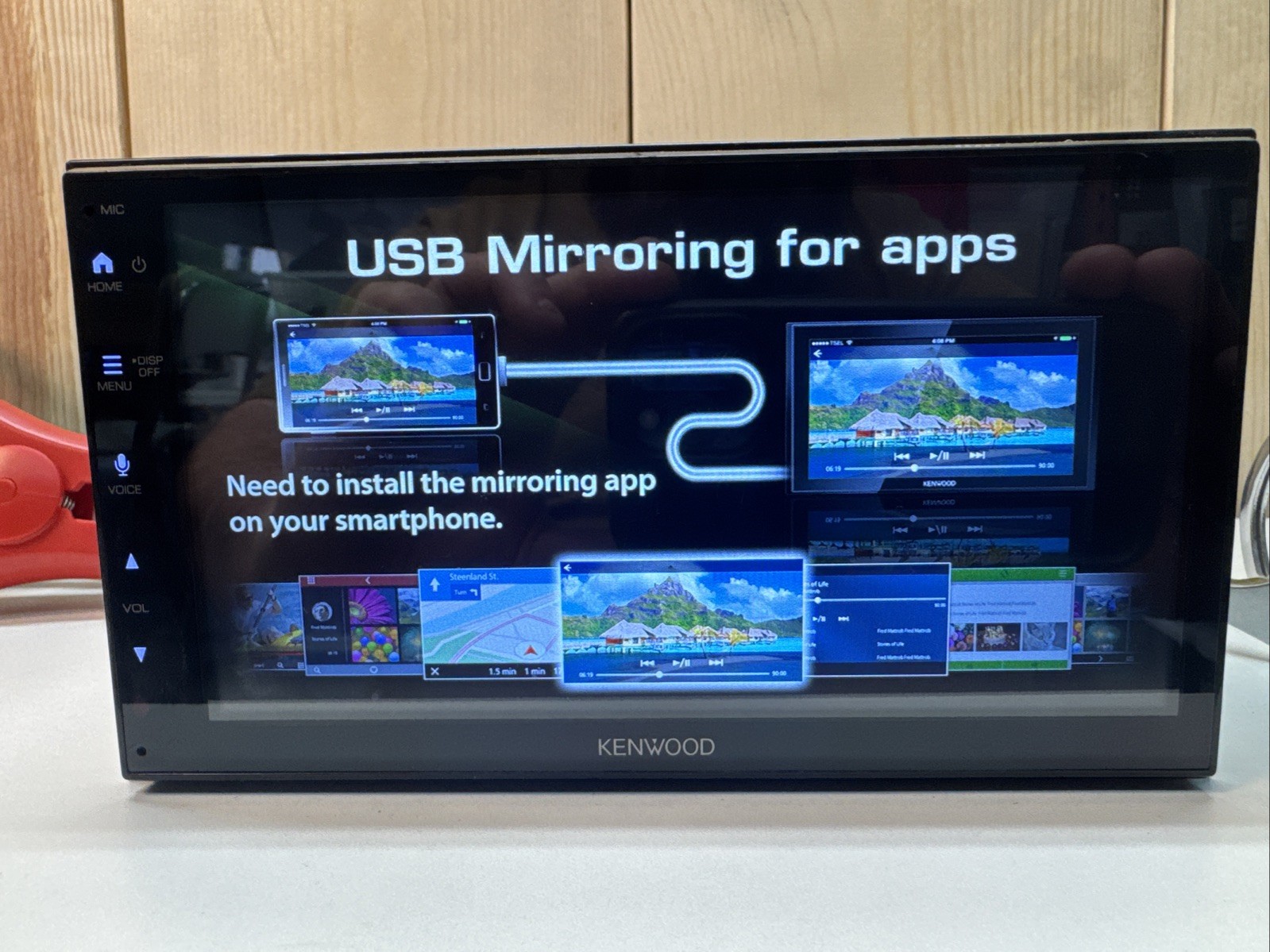 Kenwood DMX40S MultiMedia Receiver (No CD) Compatible With Apple CarPlay & An…