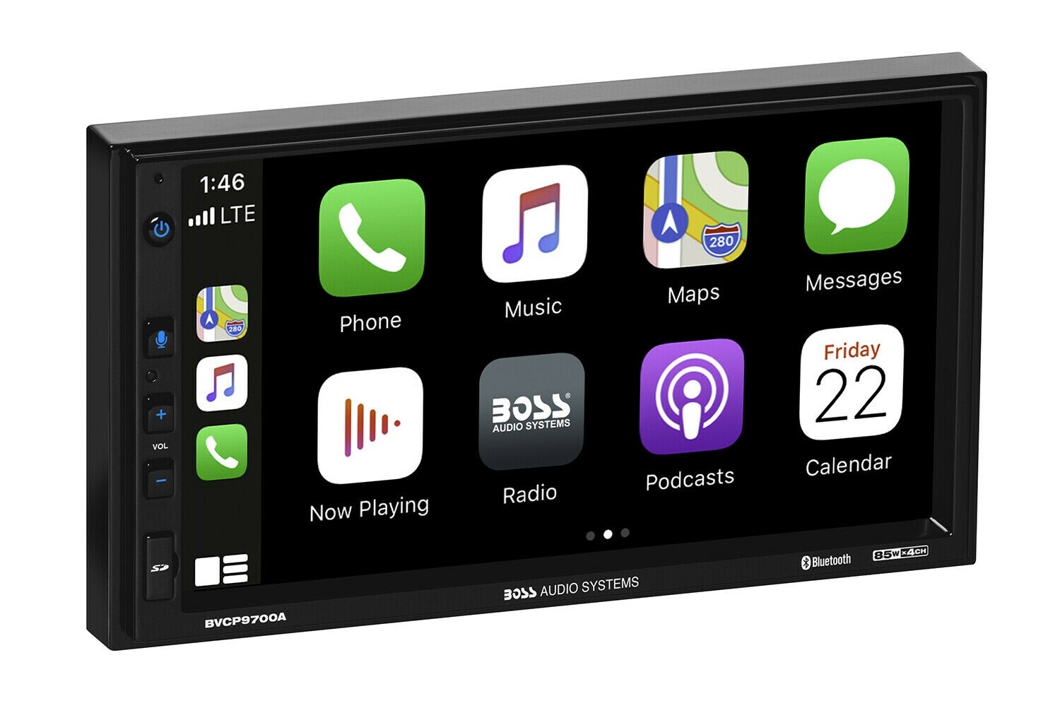 BOSS BVCP9700A Double 2 DIN 7″ Car Stereo Apple Carplay Android Auto Bluetooth