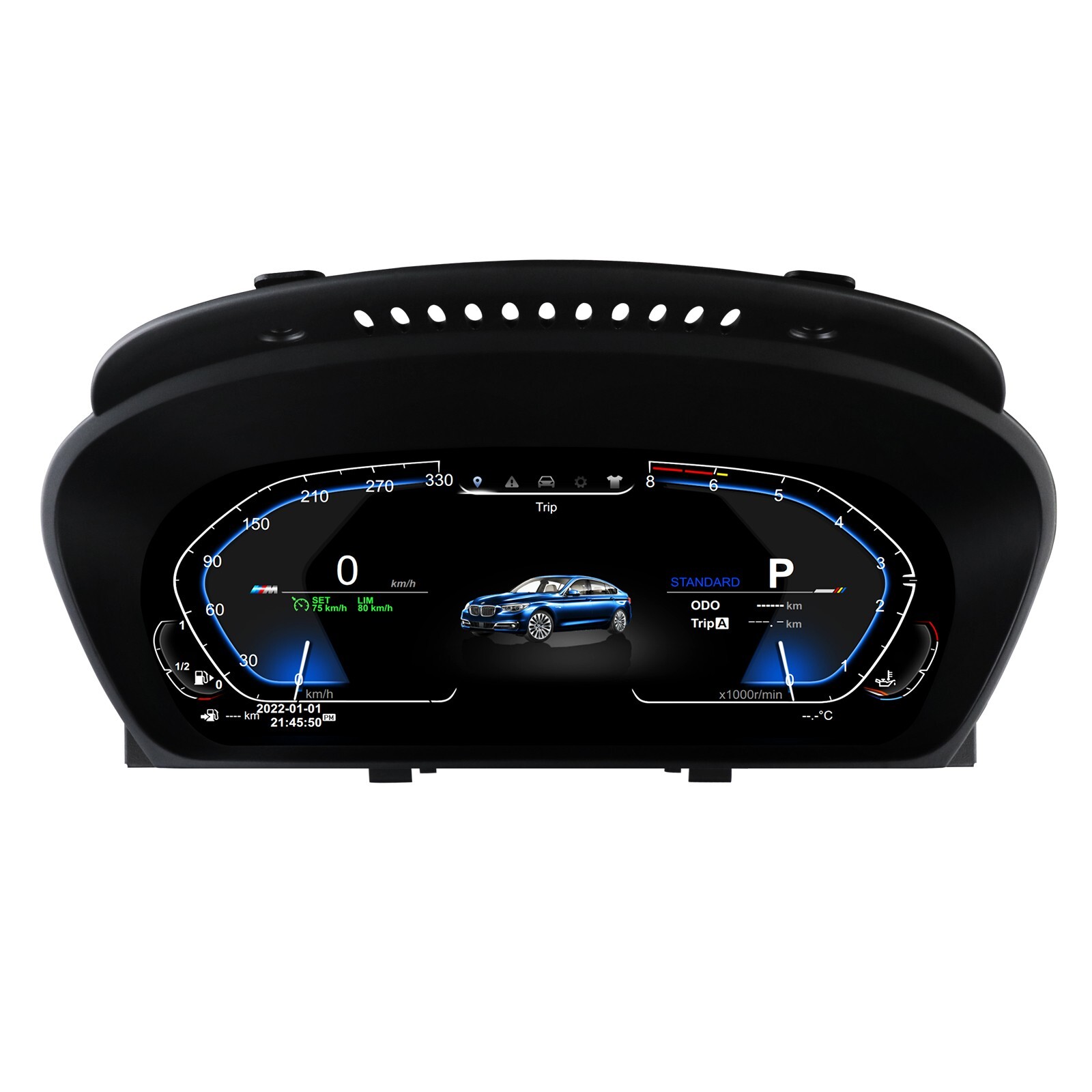12.3″ LCD Digital Cluster Multifunctional Speedometer For BMW X5 E70 2007-2013