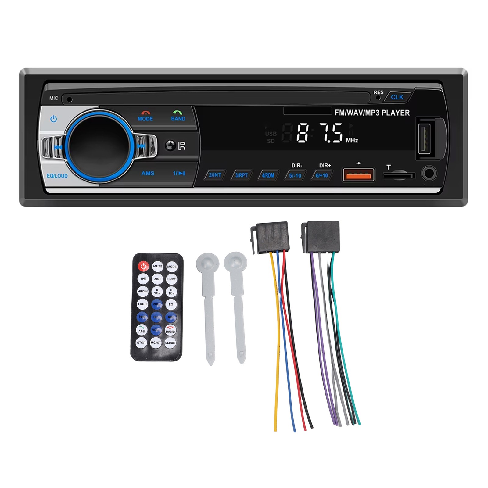 Bluetooth Car Radio Single DIN Wireless Remote Control App Control Bluetoot AVRE