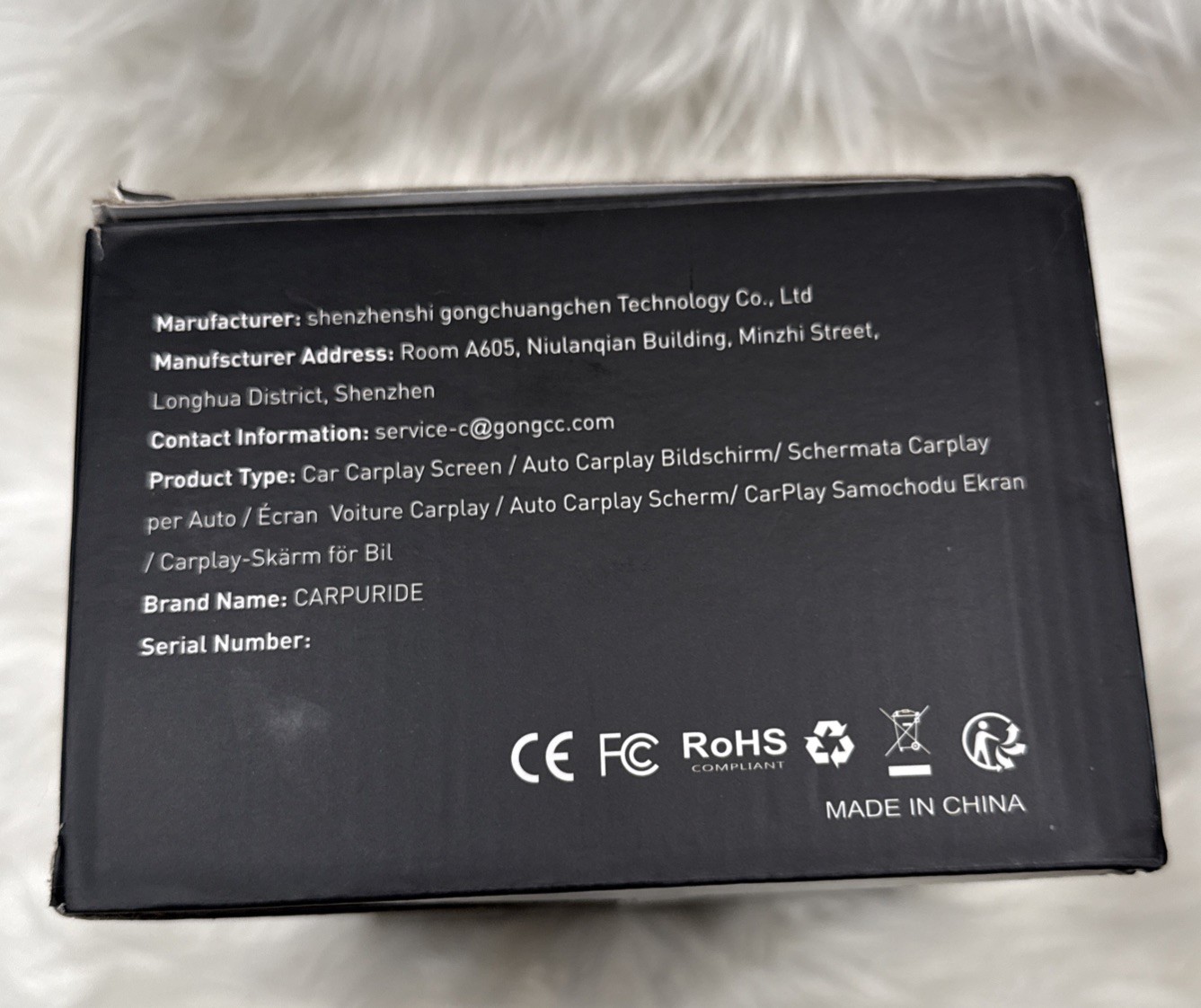 OPEN BOX! CARPURIDE C98 Wireless 9’’ Apple Carplay Android Auto GPS Navigation C
