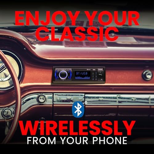 BOSS Audio Systems 616UAB Multimedia Car Stereo – Single Din LCD Bluetooth R…