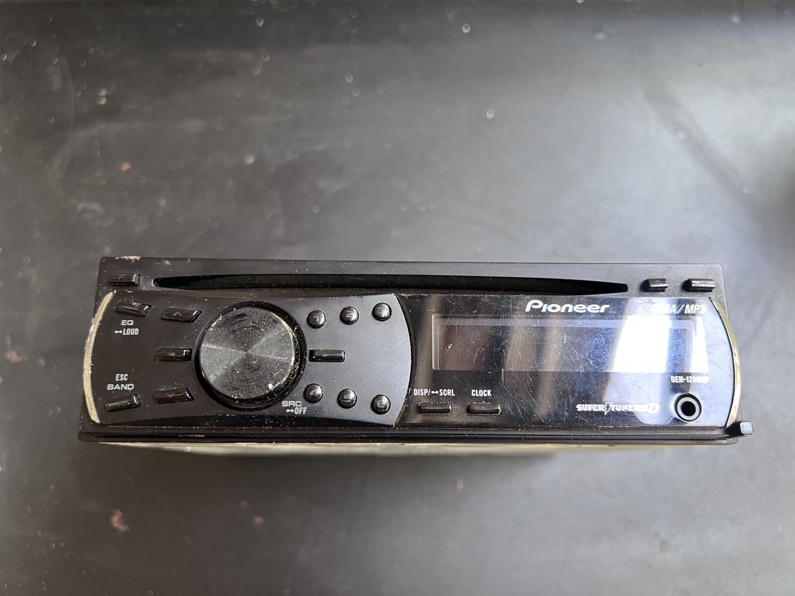 Untested Pioneer DEH-1200MP CD Player AM FM WMA MP3 AUX Super Tuner3