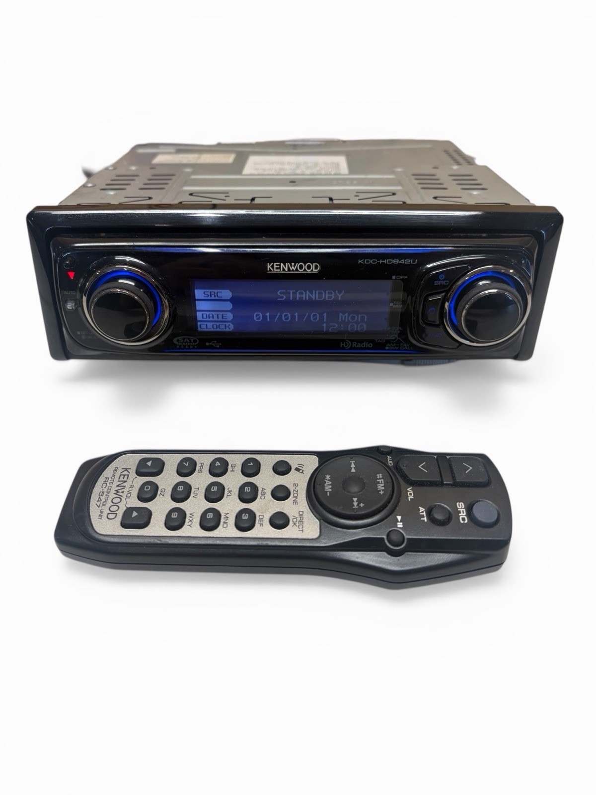 KENWOOD KDC-HD942U Audiophile CD PLAYER HD Built-In SAT USB AUX W Remote