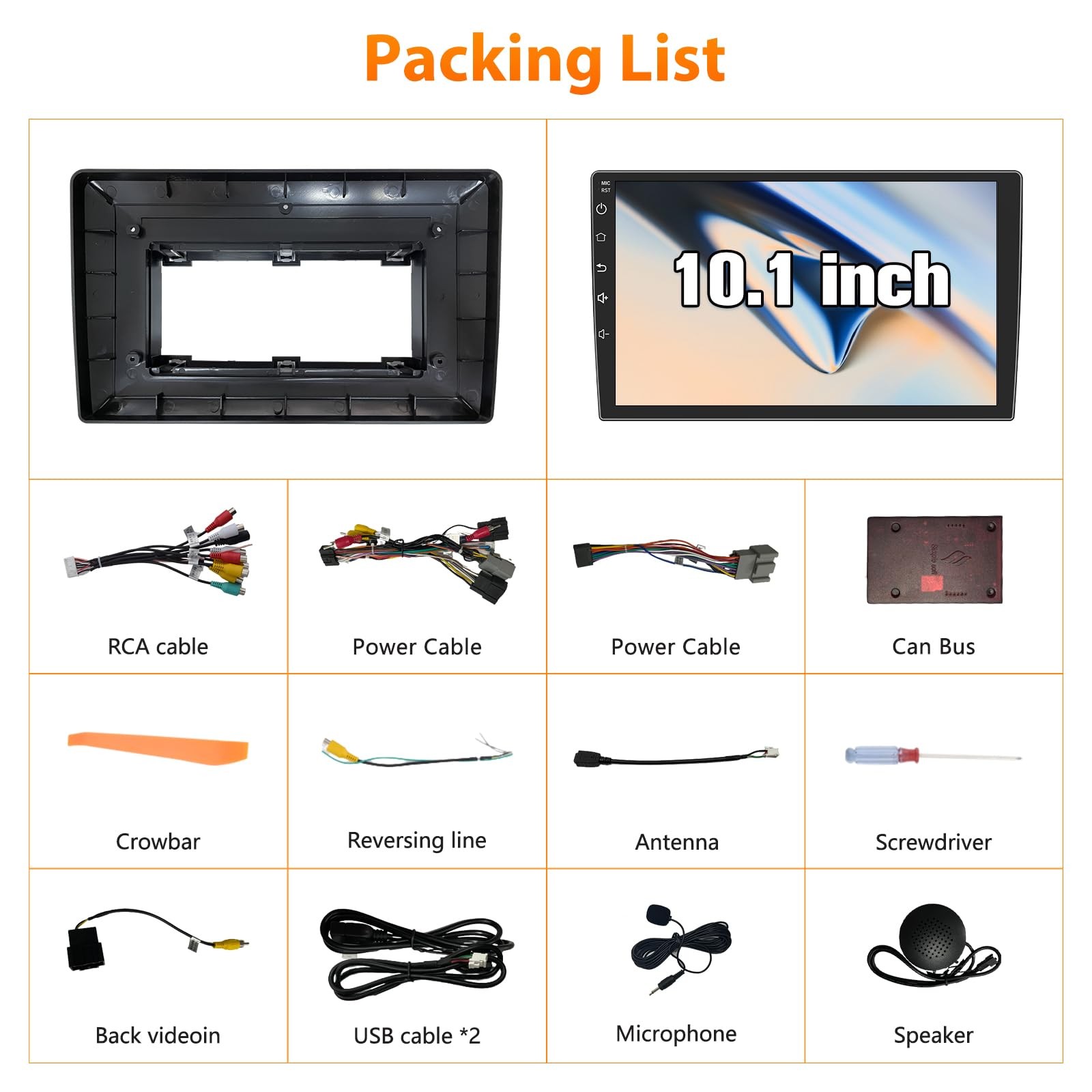 10″ ISP Screen Car Stereo for 2007-2013 Chevy Silverado Tahoe GMC Sierra Yukon