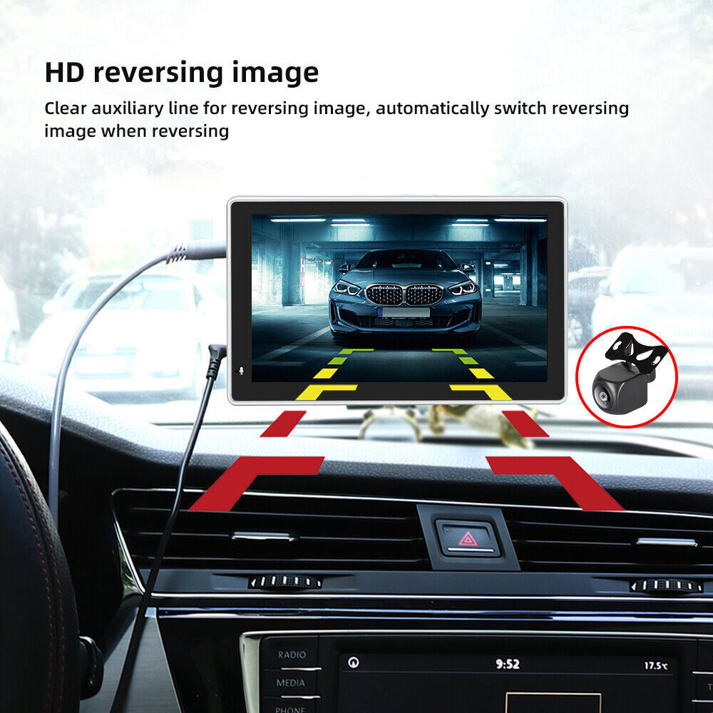 Portable 7″ HD Car Radio Wireless Apple Carplay/android Auto FM Touch Screen MP5
