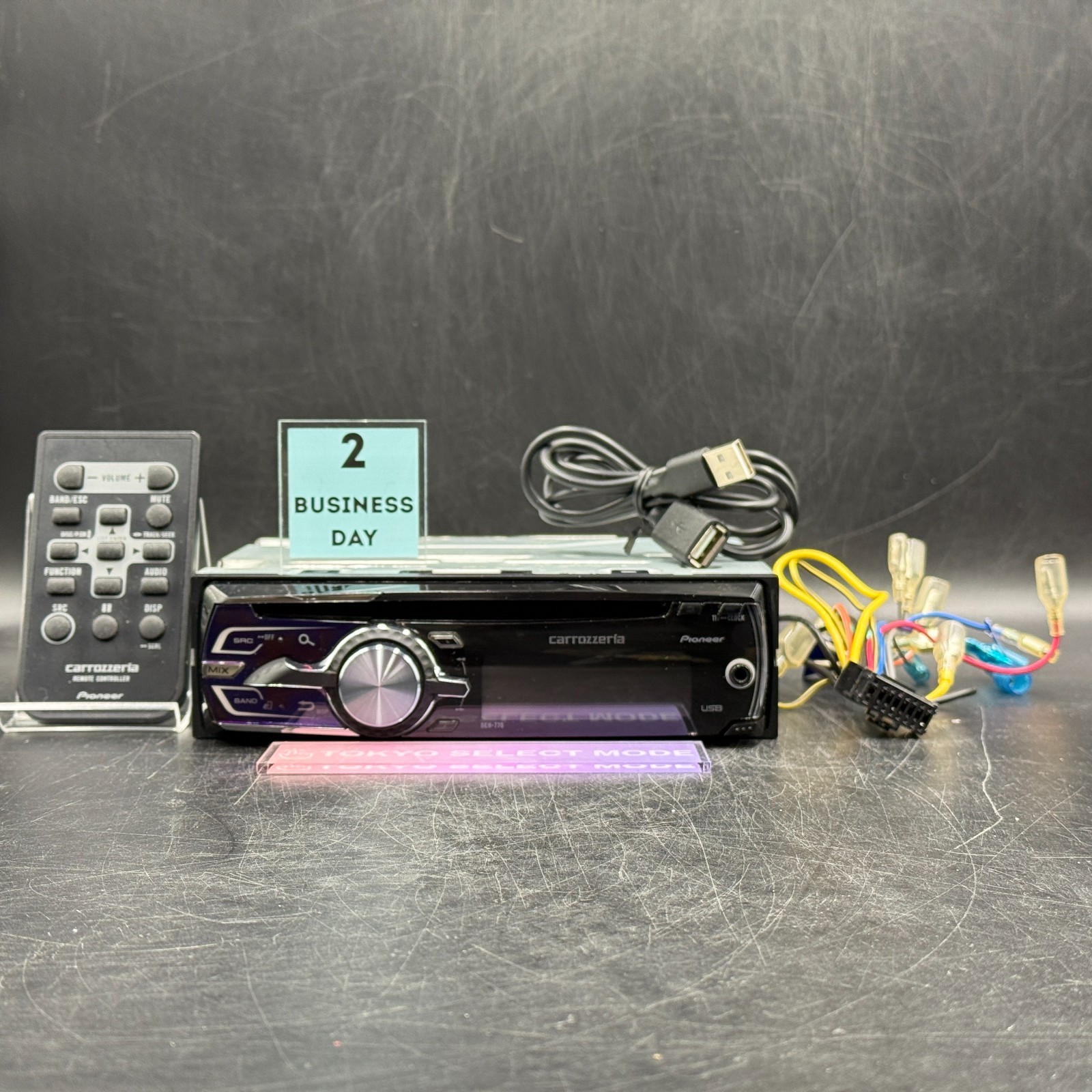 Pioneer Carrozzeria DEH-770 1DIN Car Audio CD Player Tested Working JDM In Stock