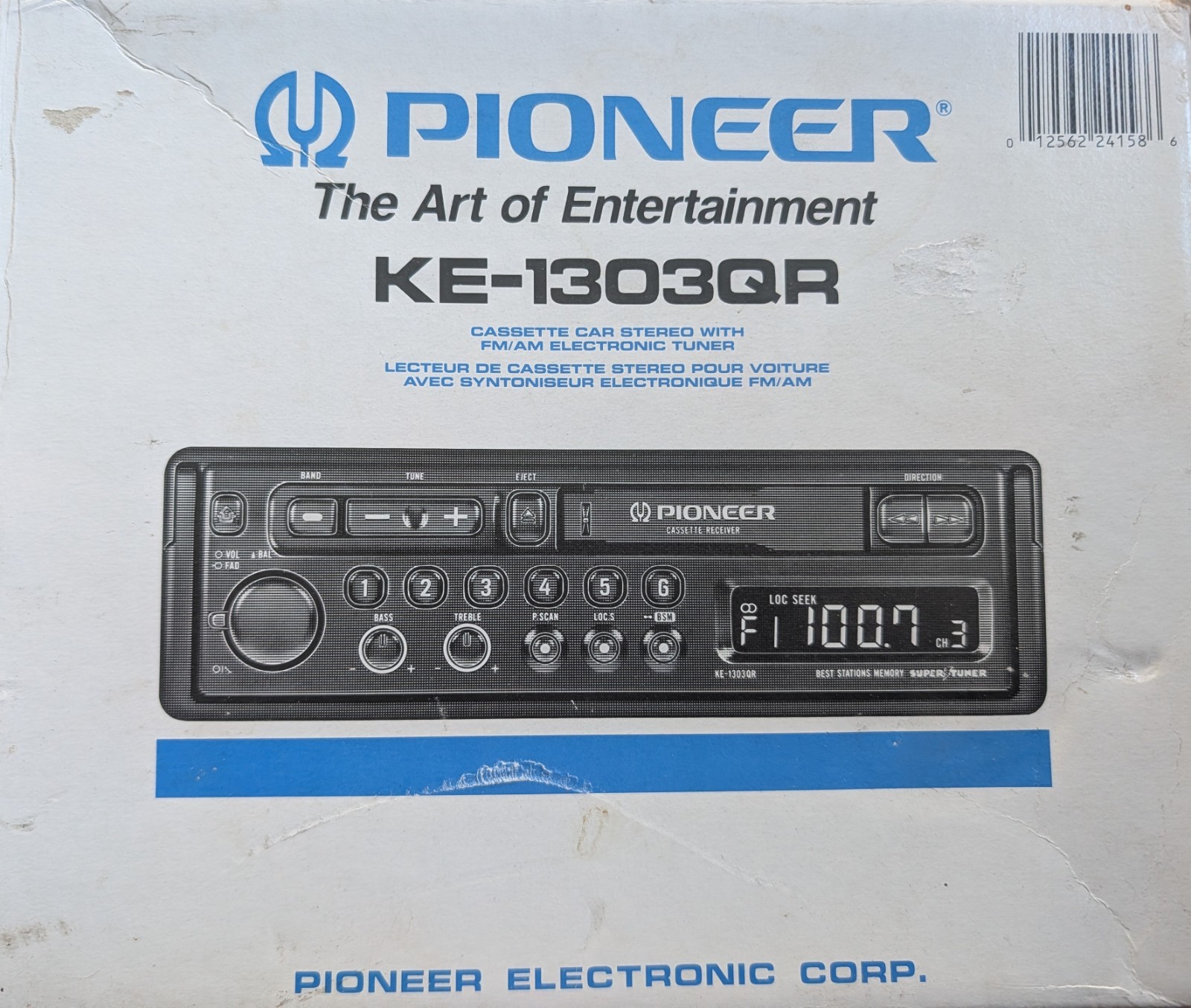 Pioneer Car Radio/Sterio KE-1303QR