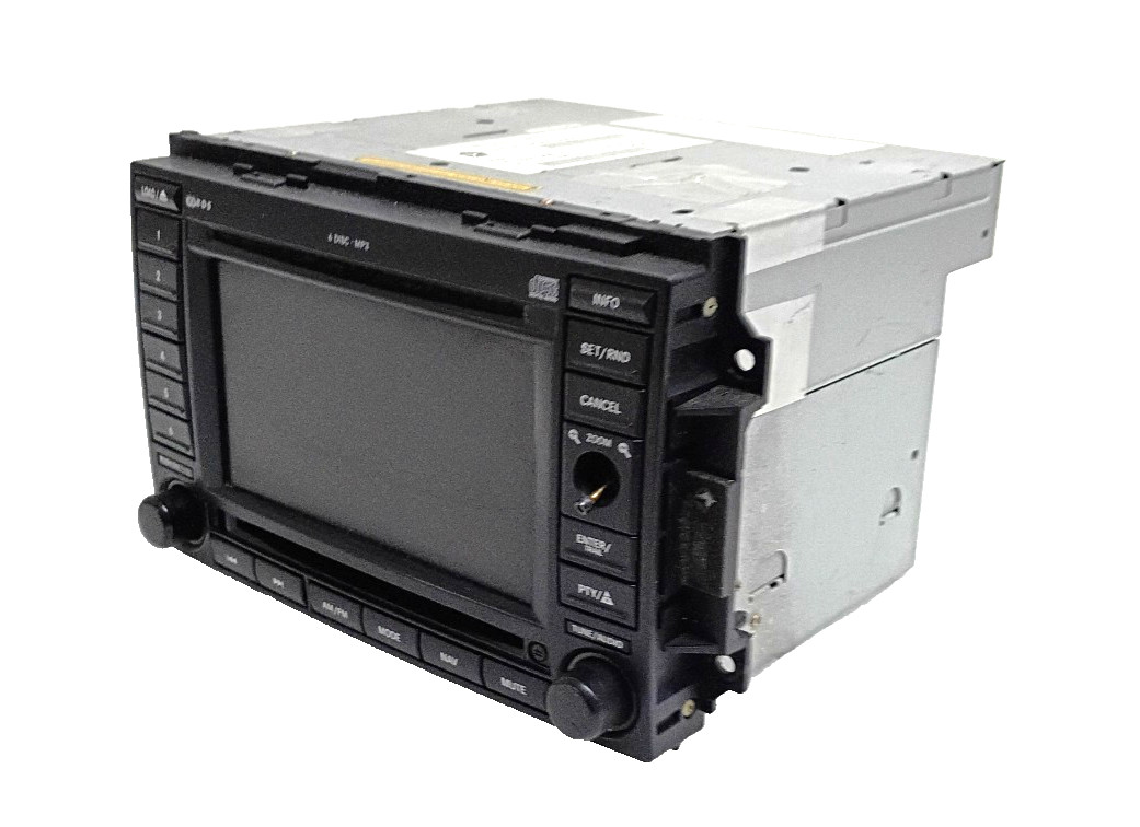 05 06 07 Chrysler 300 Dodge Ram Jeep REC Nav 6 Disc CD Radio P56038646AK PARTS#4