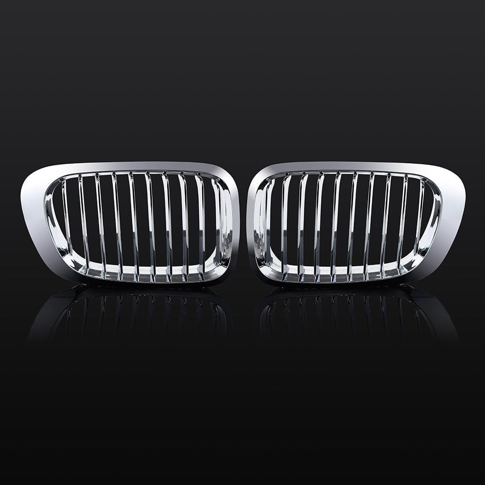 Astra Depot Compatible with E46 Kidney Grille Grill 1999-2002 BMW 325Ci 330Ci 2-