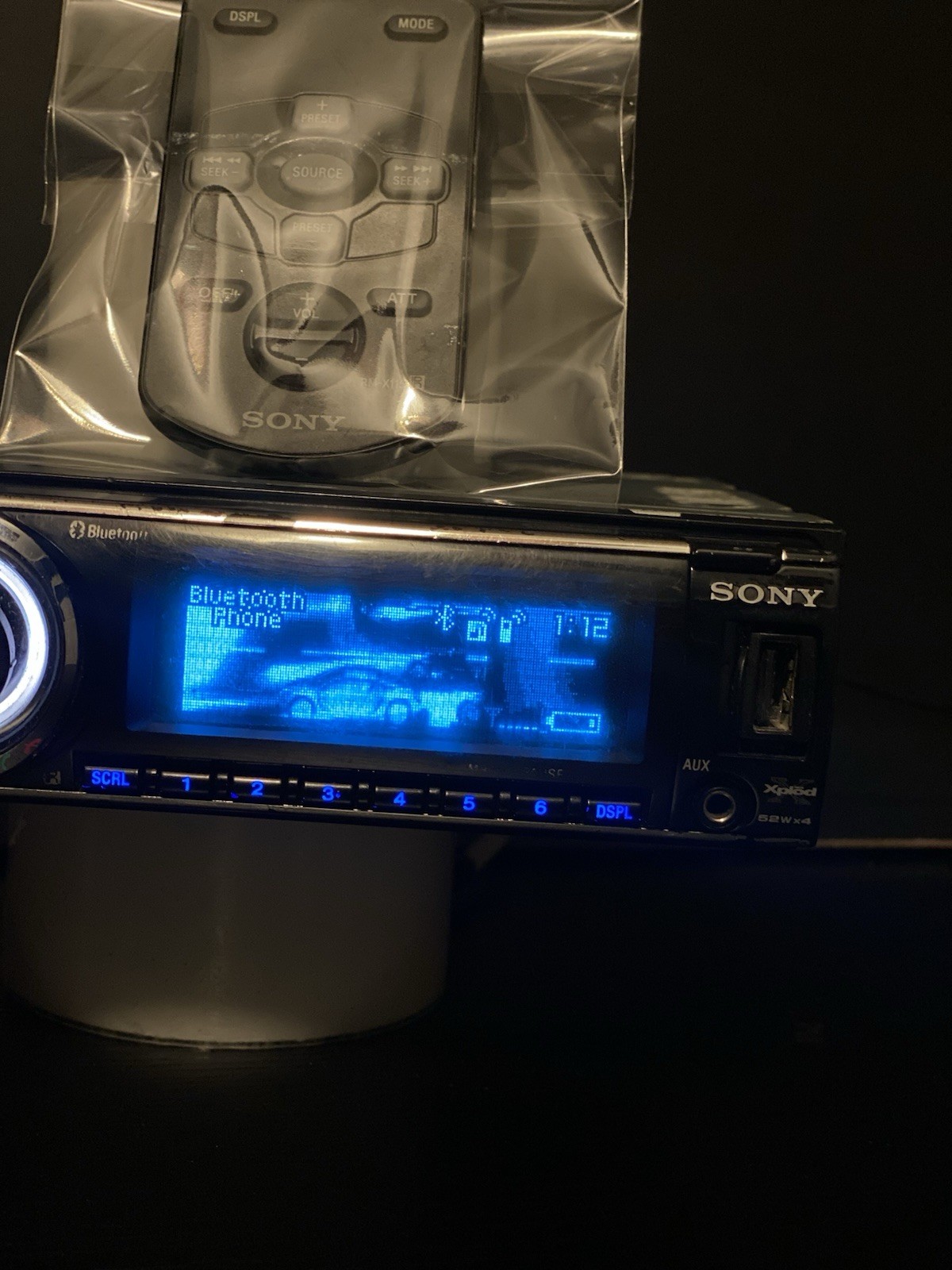 🔥✅SUPER RARE BLUETOOTH SONY CDX WORKING PERFECTLY ✅🔥