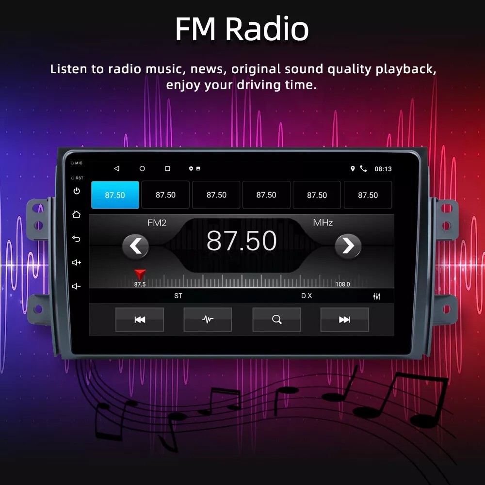 9″ 64GB For SUZUKI SX4 2006-2013 Android Apple CarPlay Radio Stereo GPS Navi NEW