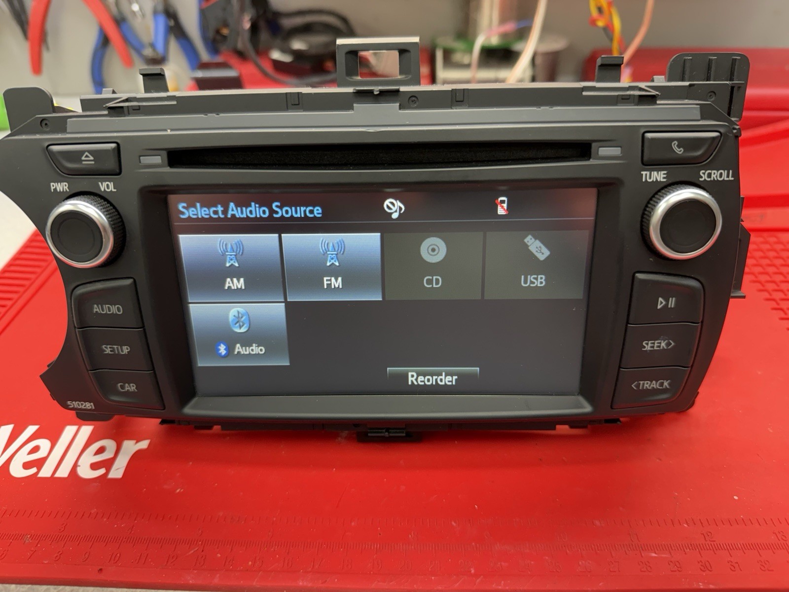 2017–2018 Toyota Yaris 86140-0D430 AM FM Radio MP3 CD Player 510281