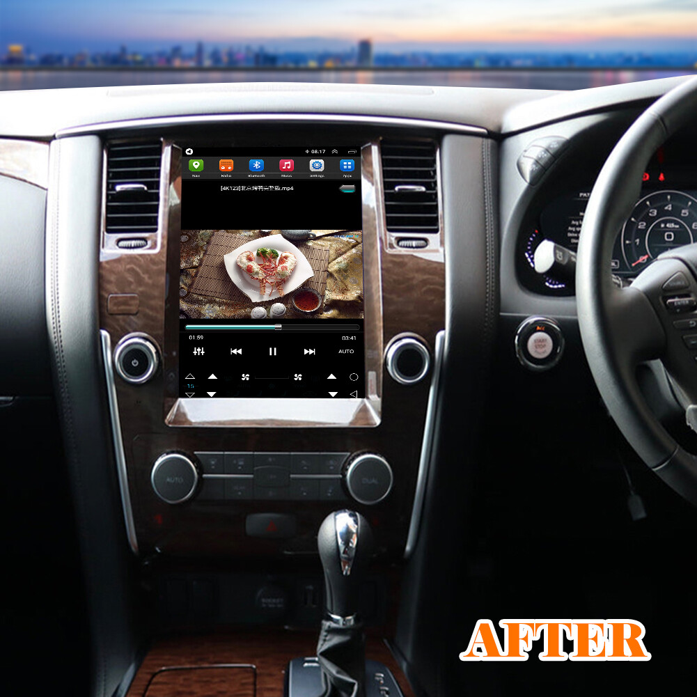 Android system multimedia DVD player For Nissan Patrol Y62 2016 navigation GPS
