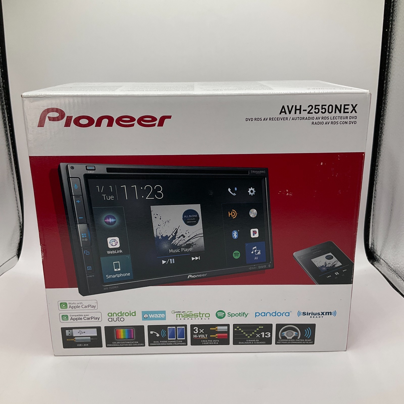 Pioneer AVH-2550NEX 6.8″ Android Auto Apple CarPlay Bluetooth 2 Din Receiver NEW