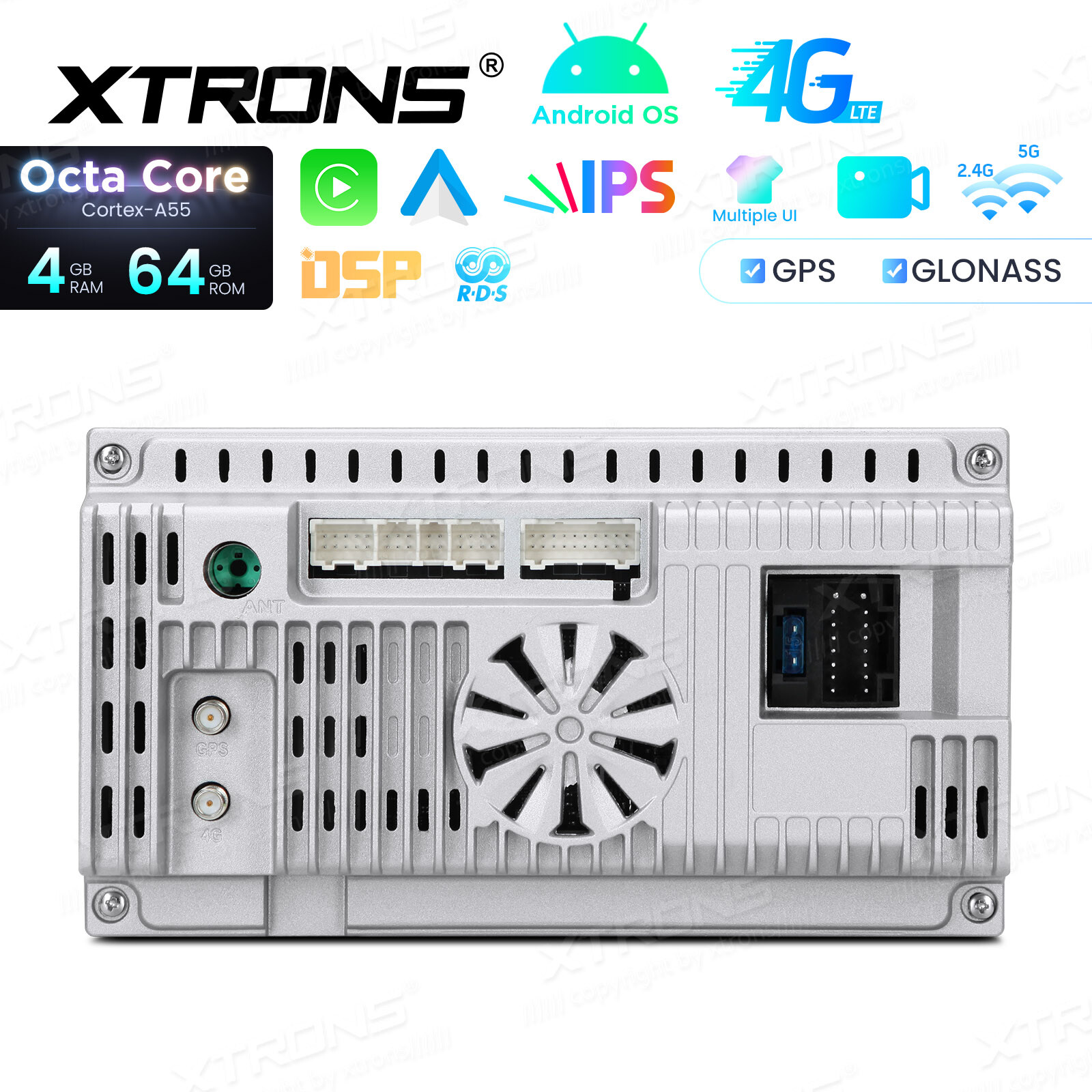 9″ IPS Screen Android 14 8-Core 4+64GB Car Radio Stereo GPS Navi for BMW X5 E53