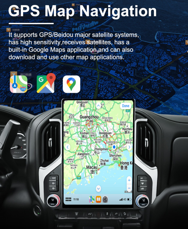 For Chevrolet Silverado GMC Sierra Android 14 Car Radio Stereo GPS Navi Carplay