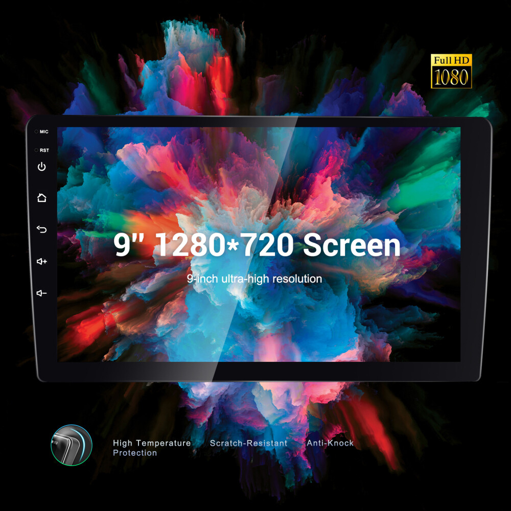 9 Inch 2 Din Android 13 Car Stereo Radio with Bluetooth 4+64G Carplay IPS Screen