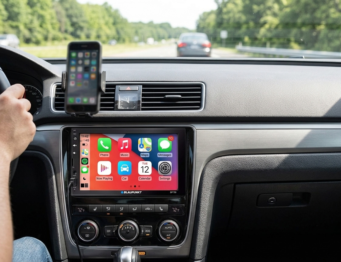 Blaupunkt Double DIN Mechless Receiver 7.0″ Android Auto Carplay Bluetooth BP799