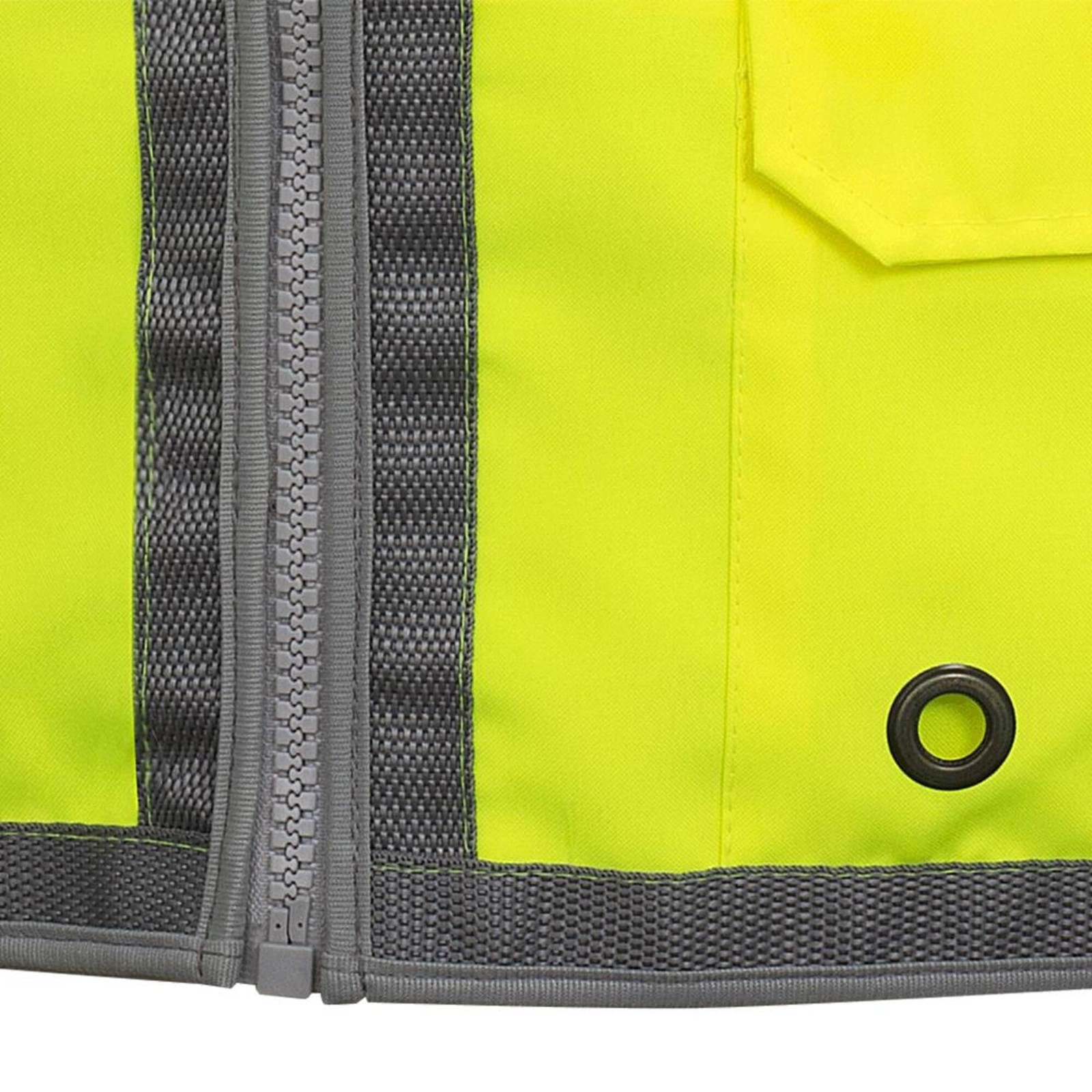 Safety Vest for Men – Hi Vis Reflective Neon, Cool Mesh Back Panel, 12 Pocket…