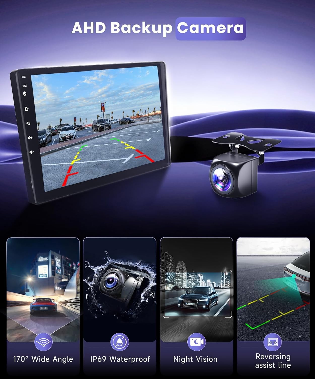 2+64GB JBL Carplay FM Android 13.0 GPS Car Radio For Toyota Highlander 2008-2013